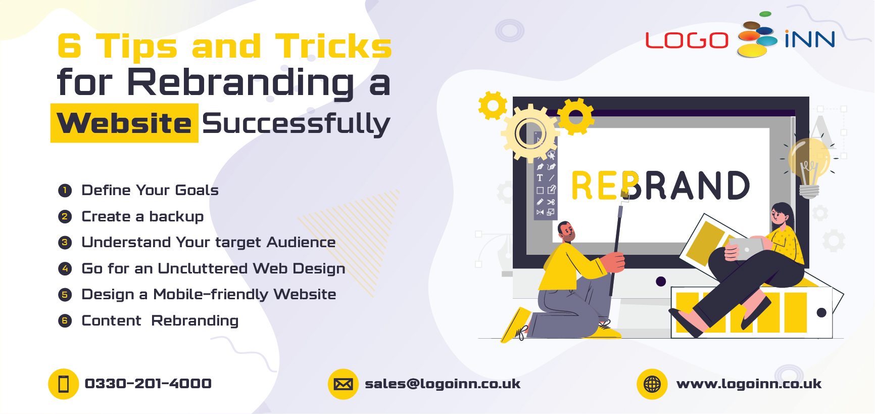 6 Tips and Tricks for Rebranding a Website Successfully